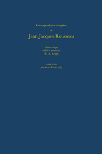 Correspondance complète de Rousseau XXIII