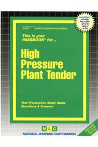 High Pressure Plant Tender