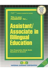 Assistant/Associate in Bilingual Education
