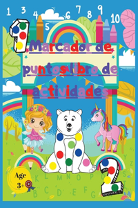 Marcador de puntos libro de actividades