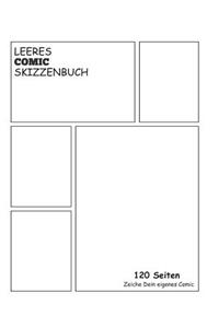Leeres Comic Skizzenbuch - Zeichne Dein Eigenes Comic