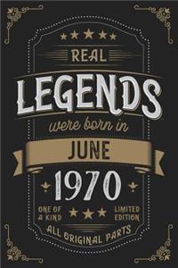 Real Legends were born in June 1970
