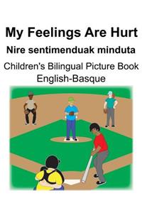 English-Basque My Feelings Are Hurt/Nire sentimenduak minduta Children's Bilingual Picture Book