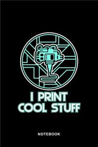 3D Printing Art Graphic Notebook