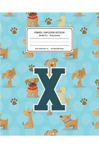 Primary Composition Notebook Grades K-2 Story Journal X