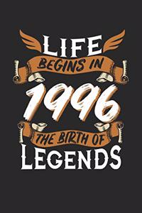 Life Begins in 1996 the Birth of Legends