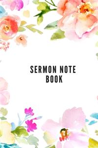 Sermon Note Book