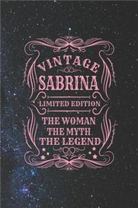 Vintage Sabrina Limited Edition the Woman the Myth the Legend