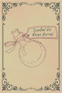 Essential oil recipe journal