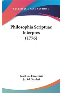Philosophia Scriptuae Interpres (1776)