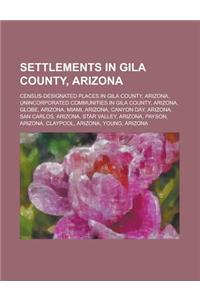 Settlements in Gila County, Arizona