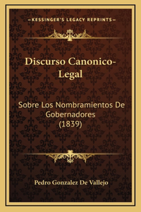 Discurso Canonico-Legal
