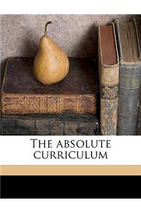 The Absolute Curriculum