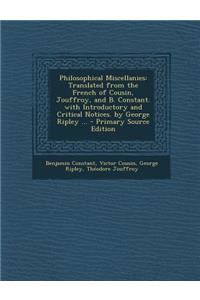 Philosophical Miscellanies