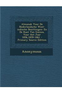 Almanak Voor de Nederlandsche West-Indische Bezittingen