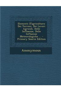 Elementi D'Agricoltura