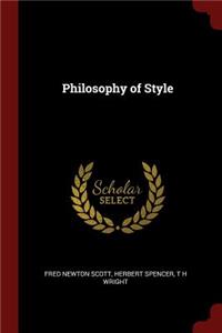 Philosophy of Style