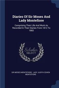 Diaries Of Sir Moses And Lady Montefiore