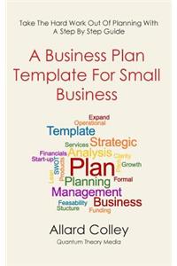 Business Plan Template For Small Business