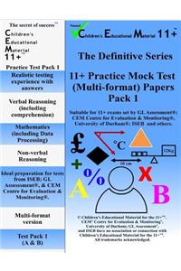 11+ Practice Mock Pack 1