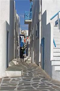 Alley in Mykonos Greek Island Journal