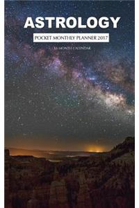 Astrology Pocket Monthly Planner 2017