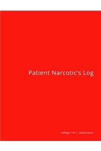 Patient Narcotic's Log