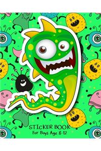 Sticker Book For Boys 8-12