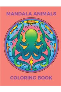Mandala Animals Coloring Book