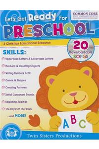 Let's Get Ready for Preschool Christian Bind-Up Workbook