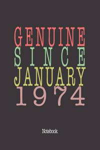 Genuine Since January 1974