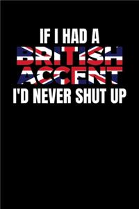 If I had a British Accent I'd Never Shut Up