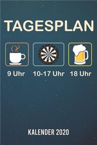 Tagesplan Dart Kalender 2020
