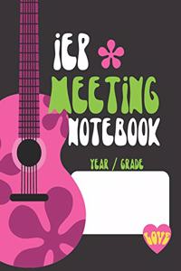 IEP Meeting Notebook