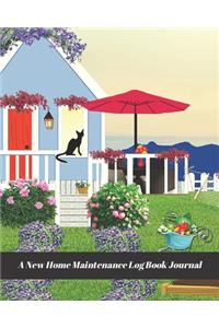 A New Home Maintenance Log Book Journal