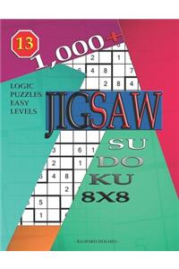 1,000 + sudoku jigsaw 8x8