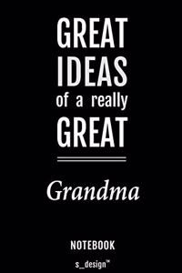 Notebook for Grandmas / Grandma