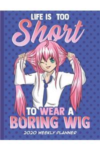 2020 Anime Weekly Planner dated with to do notes