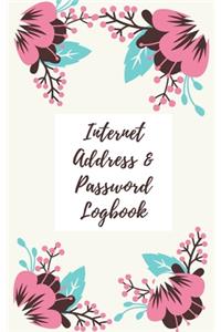 Internet Address & Password Logbook