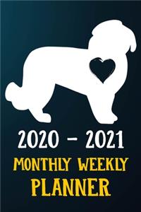 2020 2021 Monthly Weekly Planner