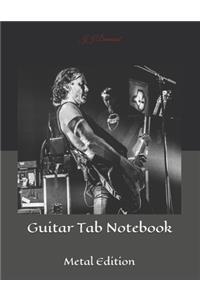Guitar Tab Notebook