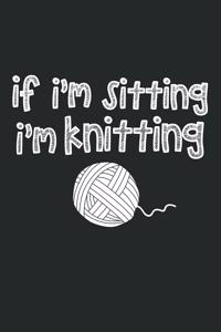 If I'm Sitting I'm Knitting