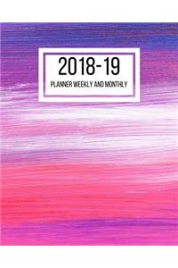 2018-19 Planner Weekly and Monthly