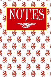 RED DRAGON - a lined journal