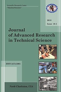 Journal of Advanced Research in Technical Science. Issue 10-1