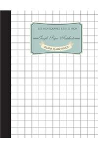 Graph Notebook 1/2 Inch Squares