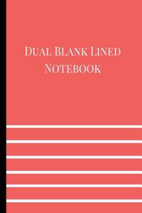 Dual Blank Lined Notebook