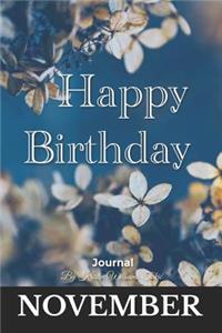 Happy Birthday Journal November