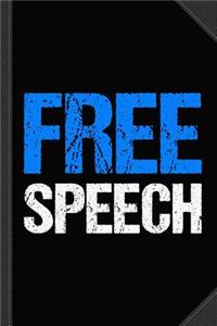Free Speech Journal Notebook
