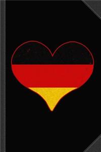 I Love Germany Flag Journal Notebook